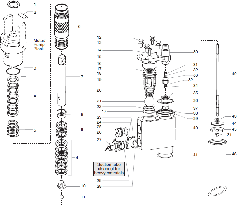 PowrTex 12000SV Fluid Section PowrTex 12000SV Fluid Section